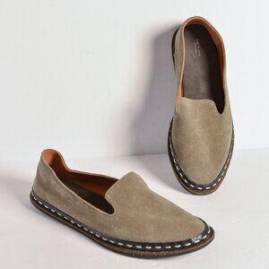 Rag & Bone Cairo Khaki size 39.5  Almond Toe Suede Loafer